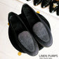 Linen Pumps with Sturdy Sole. - Snug