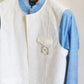 Sky Blue Linen Kurta Trouser With Logo Waistcoat - Snug