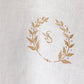 White Irish Linen Chest Logo Shirt By Snug - Snug