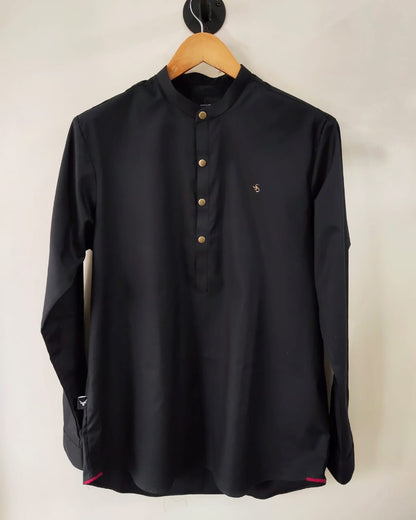 Irish Linen Shirt-Kurti With 'S' Logo