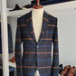 Soft Tweed Checkered Blazer - Snug