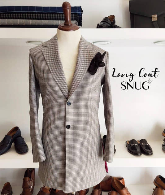 Grey Long Coat By Snug - Snug