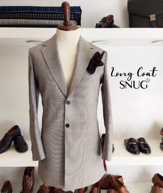 Grey Long Coat By Snug - Snug