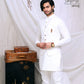 Feather Kurta Trouser And Waistcoat - Snug