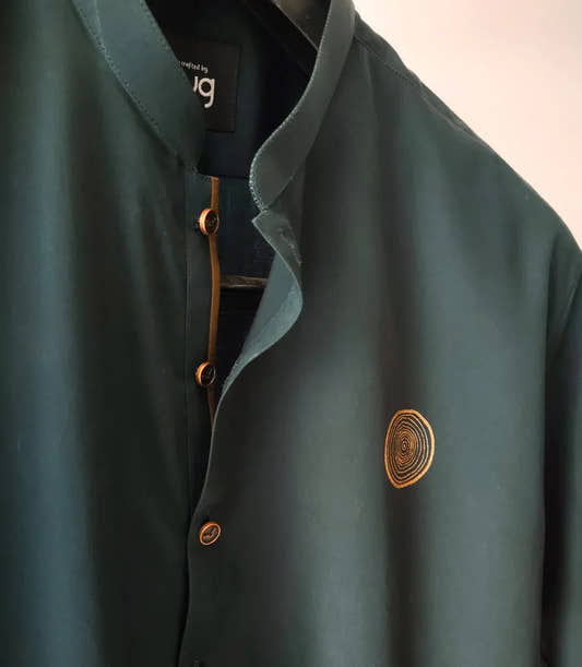 Bottle green kurta trouser - Snug