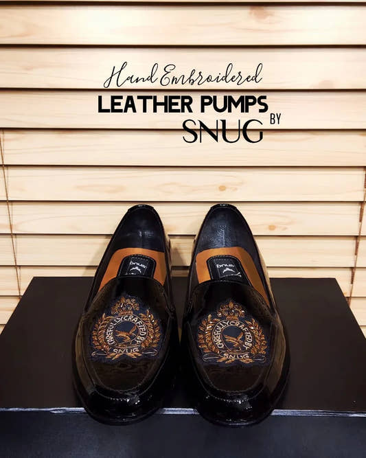 Hand Embroided Cow Leather Shoes - Snug