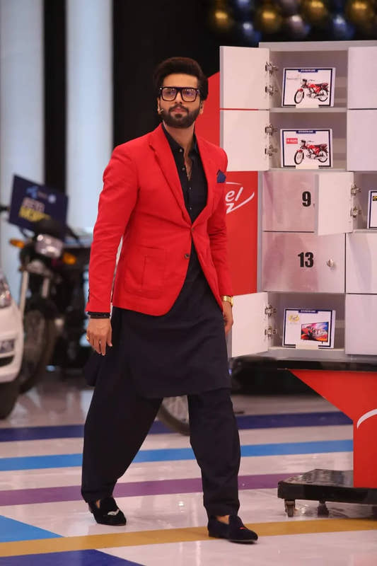 Midnight Blue Egyptian Cotton Shalwar Kameez With Blazer - Snug