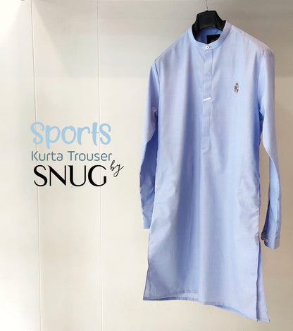 Sports Kurta Trouser with Linen Jacket.