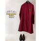 Silk Cotton Kurta Trouser With Gold Dust Waistcoat - Snug