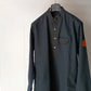 Denim Retro Kurta Trouser with Leather Waistcoat. - Snug