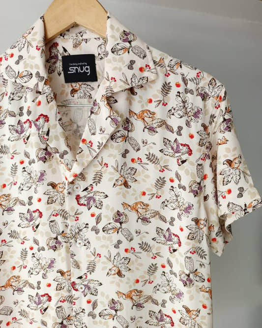 Fox Print Shirt - Snug