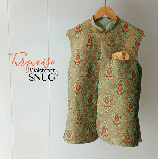 Turquoise Waistcoat - Snug