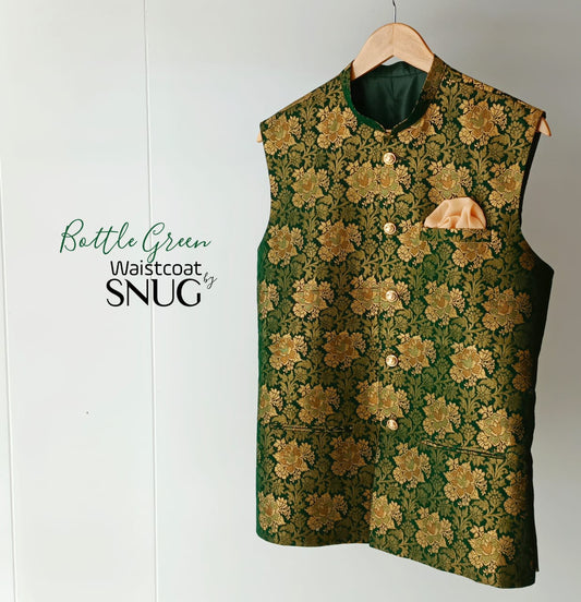 Bottle Green Waistcoat