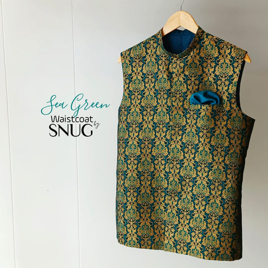 Sea Green Waistcoat