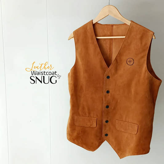 Leather Waistcoat - Snug