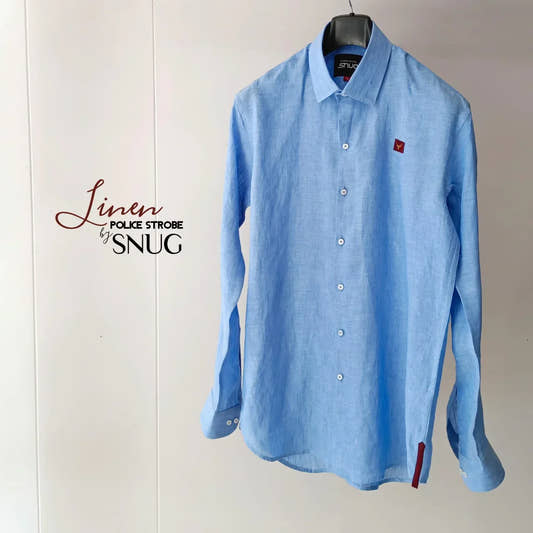 Police Strobe Linen Shirt - Snug
