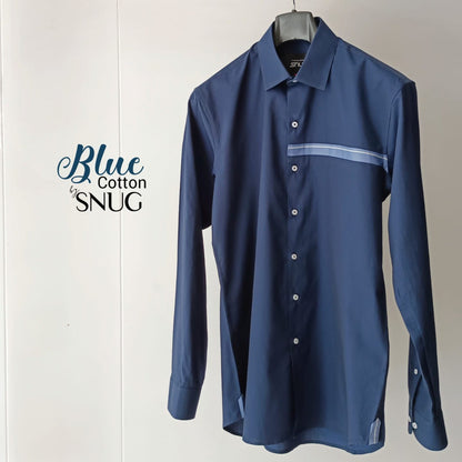 Blue Cotton Shirt