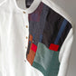 Multi Patched Linen Short kurta. - Snug