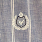 Faded Blue Embroidery Shirt - Snug
