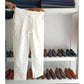 Linen Short Kurta & Pleated Loose Pants. - Snug