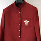 Black Buckle Kurta Trouser with 3 Feather Prince Coat - Snug