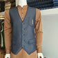 Denim Leaf Waistcoat - Snug