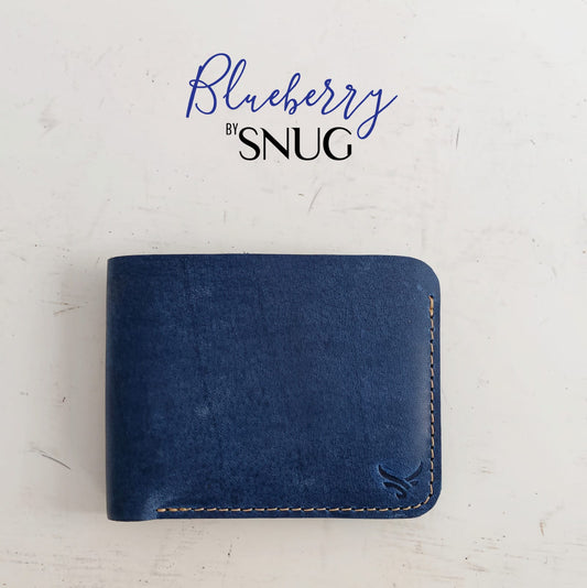 Blue Berry Cow leather Wallet