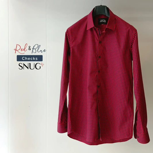 Red & Blue Checks - Snug