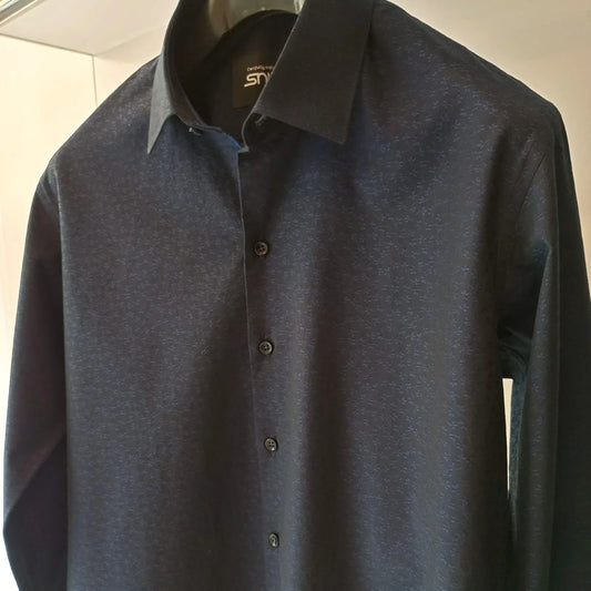 Royal Blue Floral Shirt - Snug