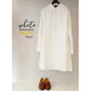 White Embroidered Paisleys Waistcoat with Kurta Trouser. - Snug