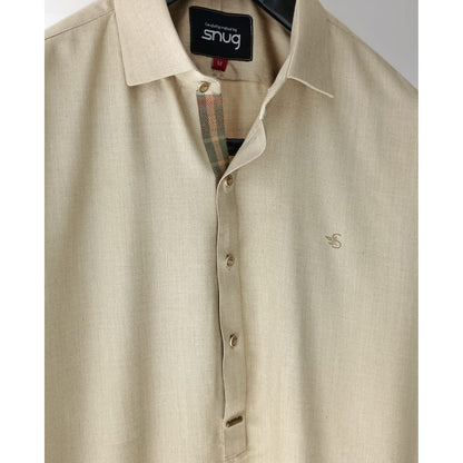 Beige Tropical Kurta Shalwar