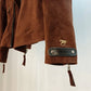 Nubuck Brown Leather Jacket - Snug