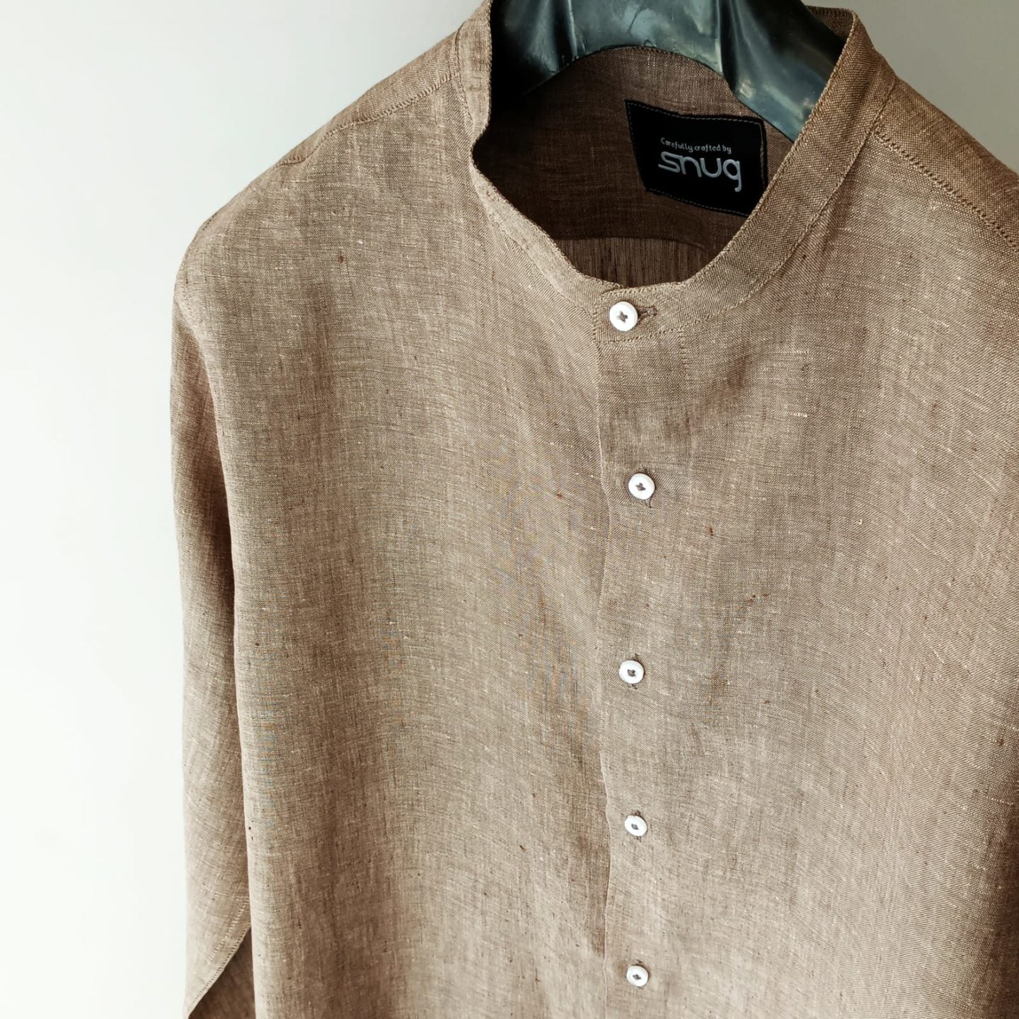 Non-Fused Linen Shirt