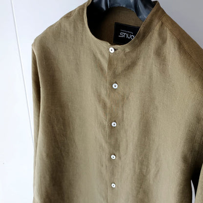 Non-Fused Linen Shirt