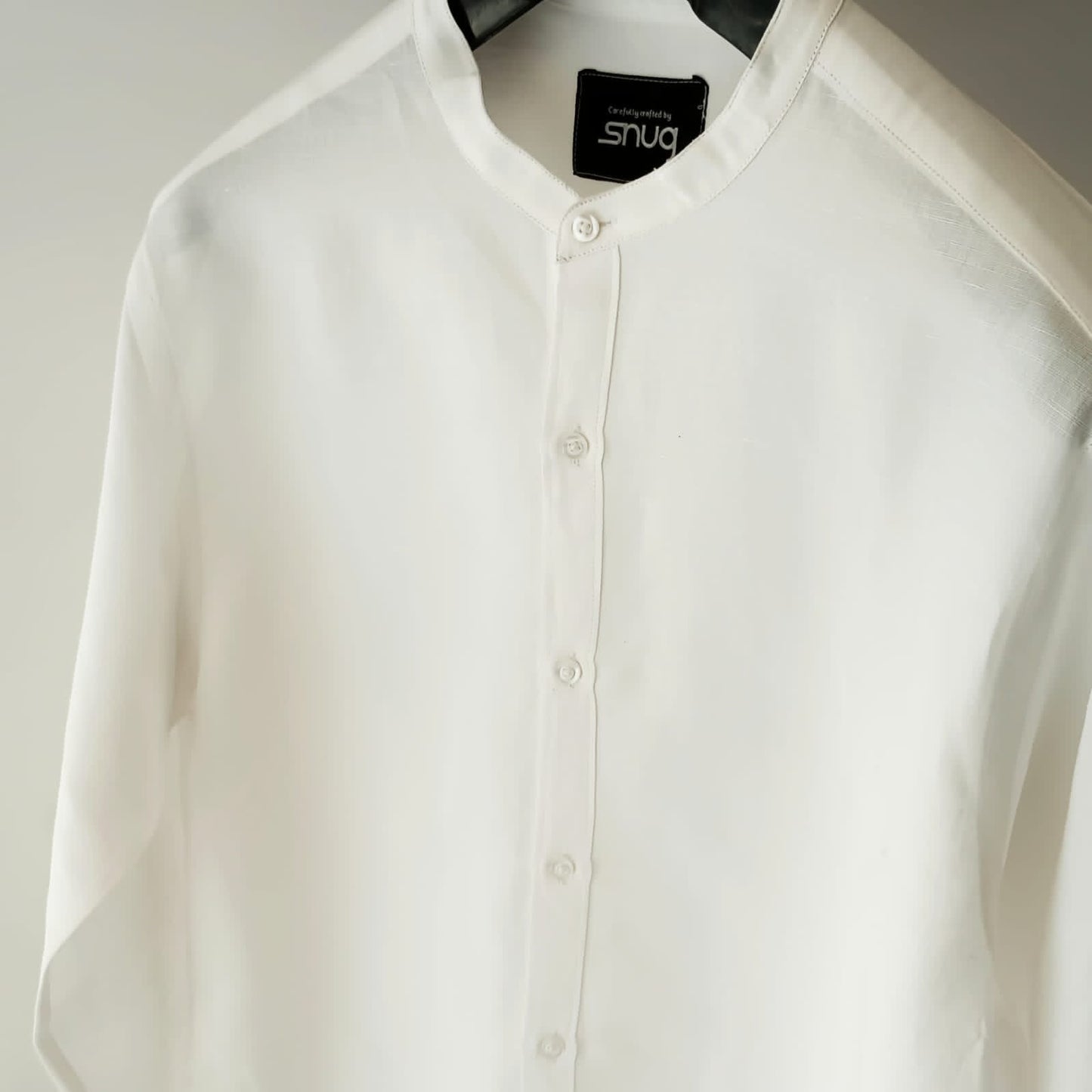 Non-Fused Linen Shirt