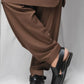 Brown Wash & Wear Kurta Shalwar.