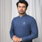 Yale Blue Wash & Wear Kurta Shalwar. - Snug