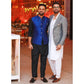 White Wash & WearKurta Shalwar With 3 Feather Linen Blazer - Snug