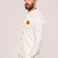 White Embroidered Paisleys Waistcoat with Kurta Trouser. - Snug