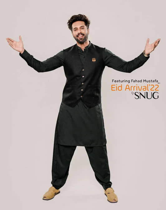 Green Premium Wash and Wear Qamiz Shalwar - Snug