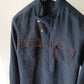 Mid night blue Line Kurta Trouser - Snug
