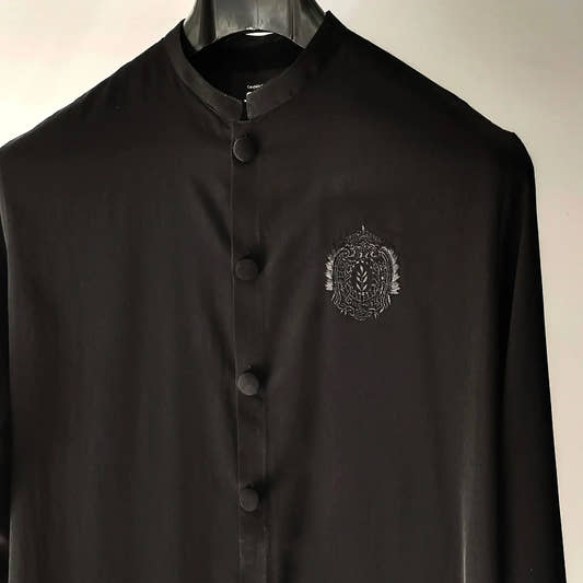 Black Coal Kurta Trouser. - Snug