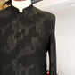 Black Zari Prince Coat - Snug