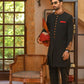 Black Hand Embroidered Sherwani - Snug