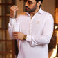 Chest Embroidery Qamiz Shalwar With Broad Stripes Blazer