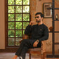 Multi Embroidered Waistcoat with Black Loop Kurta Trouser. - Snug