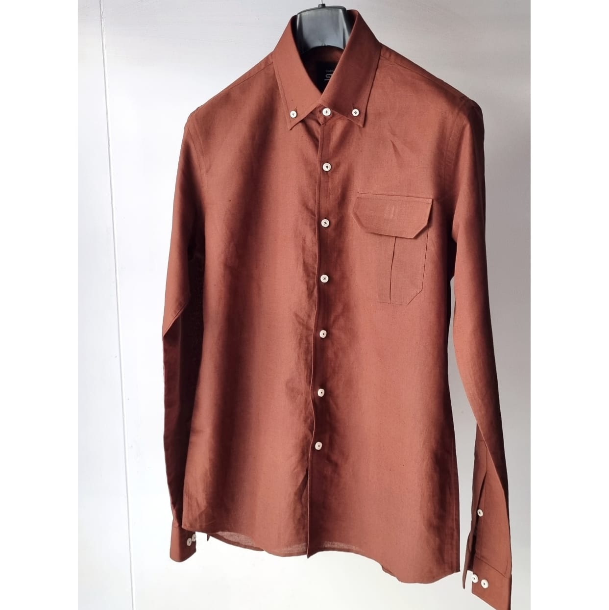 Cinnamon Linen Shirt