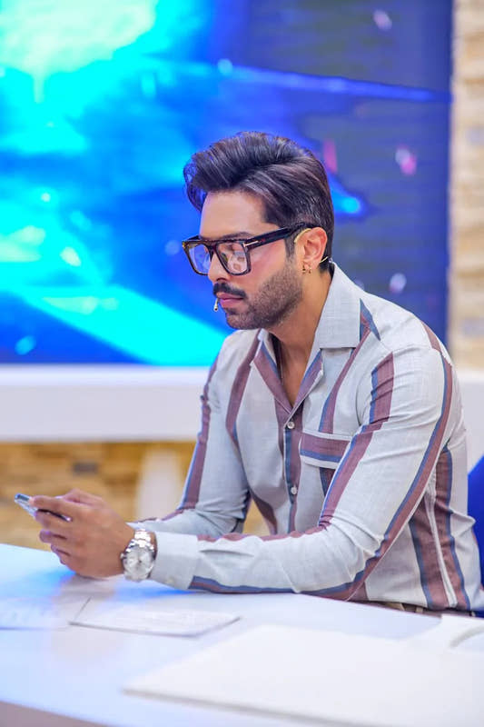 Broad Stripe Shirt with Light Beige Pants - Snug