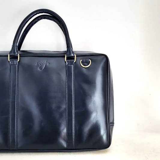 Midnight Blue Leather Bag - Snug