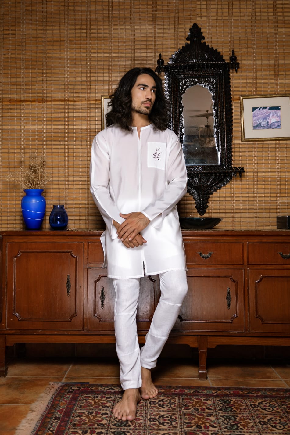 Silk Kurta Trouser - The Corner Of Solitude